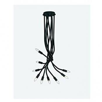 Klappbügel-Pendelleuchte Fan Europe, Ohrhänger, 40 W, Schwarz, 150 × 120