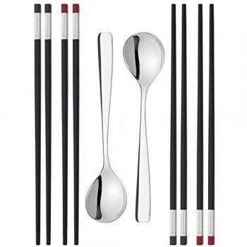 ZWILLING 10‑Piece Red Cutlery Collection – Plastic Handles, Stainless Steel Points