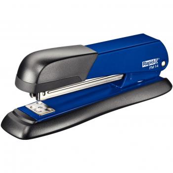 Ergonomic 25‑Sheet Rapid Stapler (Metal, Blue)