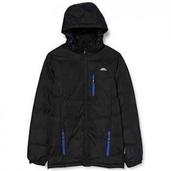 Black Trespass Blustery Jacket for Men, Size Small