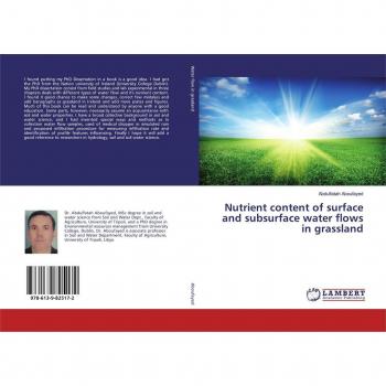 Nutrient content of surface and subsurface water flows in grassland
