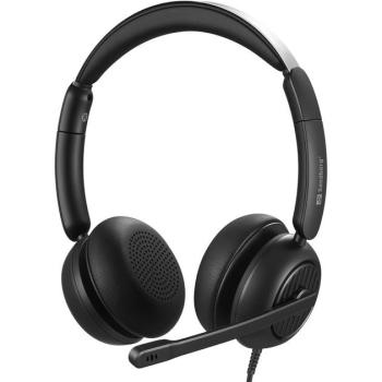 Sandberg 3in1 Office Headset Pro ENC – kabelgebunden – USB‑A – schwarz