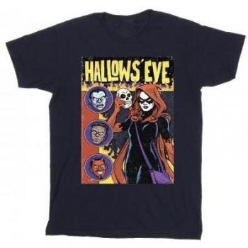 Weißes Marvel Herren‑shirt „Hallows Eve“ – Comic‑Cover Print