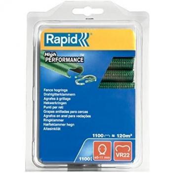 Rapid VR22 Fence Hog Rings Pack 1100 Green