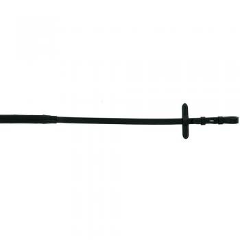 Rênes NORTON PRO 16 mm en Caoutchouc Noir (Poney)