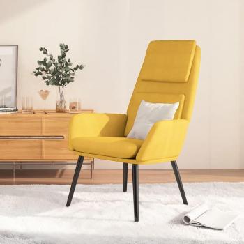 Poltrona Relax Giallo Senape Vidaxl 318020