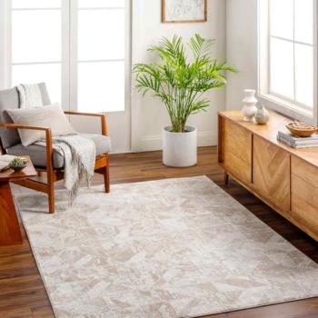 Livabliss Royalty Dark Brown & Ivory Wall‑to‑Wall Rug – 160×215 cm
