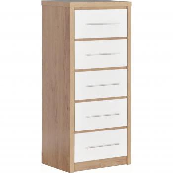 Seville Slim 5 Drawer Chest
