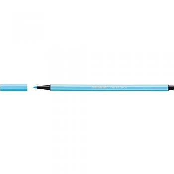 Stabilo 68 Neon Blue Felt Tip Pen