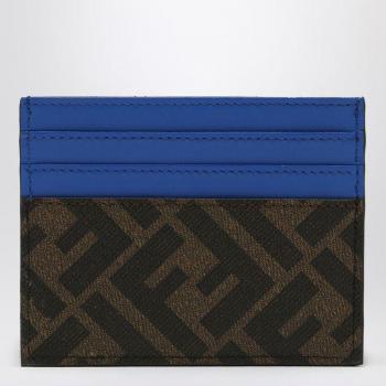 Fendi Male Canvas Wallet with Signature Monogram Pattern, Multicolor, ONE SIZE