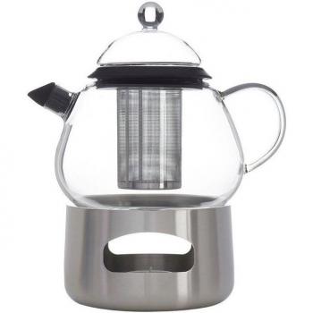 SABATIER Teekanne Design, 1,2 l, stilvolles Borosilikatglas