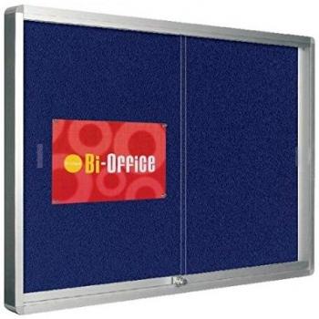 Bi-Office Lockable 890x625mm Glazed Display Case