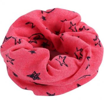 Cartoon Face Tube Scarf – Warm Cotton Shawl for Children