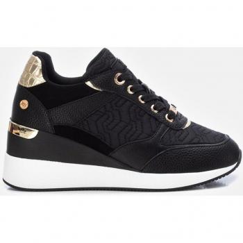 Zapatillas deportivas de mujer Xti color negro con cierre de cordones