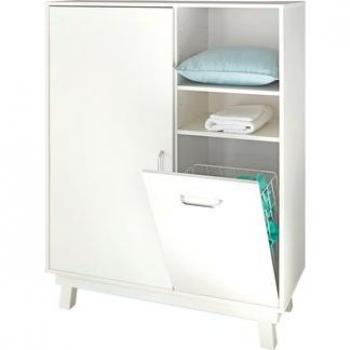 Armoire enfant Nordic 2 portes en bois blanc