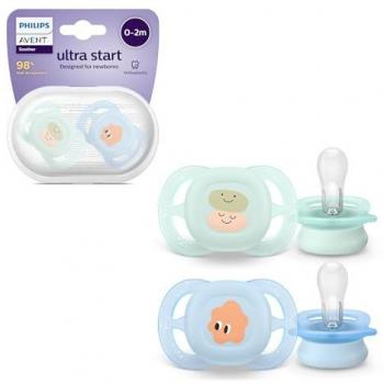 Avent ciuccio Ultra Start 0-2 mesi 2 pz