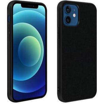 Funda de Tela Negra para iPhone 12 Mini
