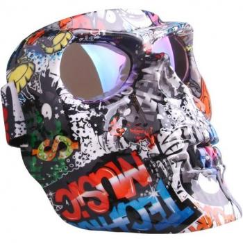 Motorrad Gruselmaske CS