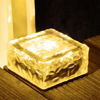OUTELA 4LED Solar-Eisziegel-Lampe