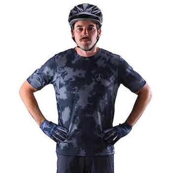 Troy Lee Designs Maglia FlowLine in Grigio, Manica Corta