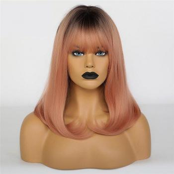 JONRENAU Women's Ombre Blonde Bobo Wig