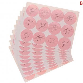Sticker de Boda Rosa 10x12 120 unidades
