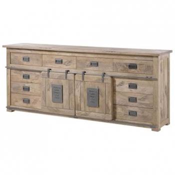 Manguier Royal Buffet (RAILWAY 392) – dimensions 220 x 45 x 90 cm, vernis beige