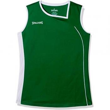 Damen-Spalding 4HER II Tank-Top, Grün & Weiß, L