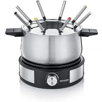 SEVERIN Fondue Crêpière 2 en 1