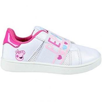 Zapatillas Peppa Pig Niña con Motivo Estampado y Banda Elástica