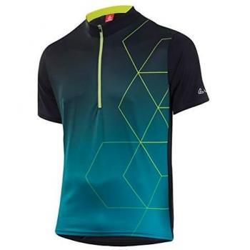 Camiseta de Ciclismo Löffler EVO para Hombre Negro/Azul 58