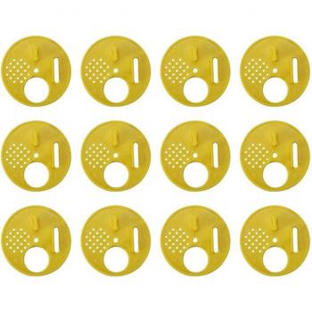 12PC Round Bee Hive Entrance Plates