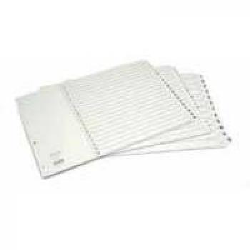 White 4‑Slot Concord Classic Mylar Index