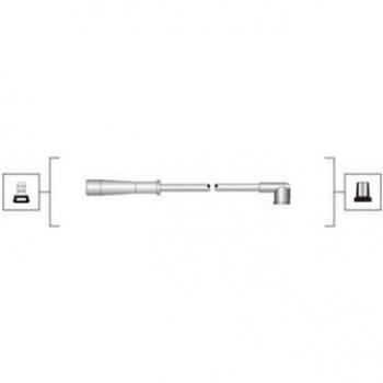 Magneti Marelli 941319170029 Spark Plug Wire Set