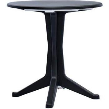Tavolo da giardino 70 cm plastica antracite