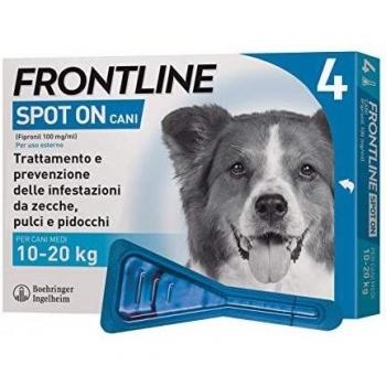 Frontline Spot On Antiparassitario Cani Medi 10-20kg 4 Pipette 1,34ml