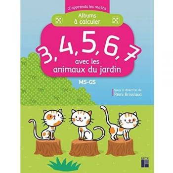 Albums à calculer avec les animaux du jardin
