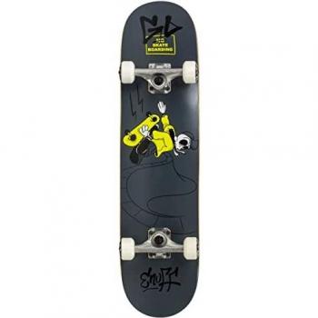 Grey‑Yellow Enuff Skully Complete Deck 7.25