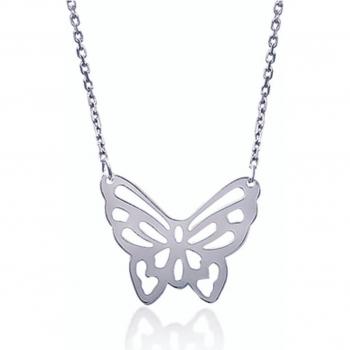 Collar Plateado “Papillon Filigrane” Lily