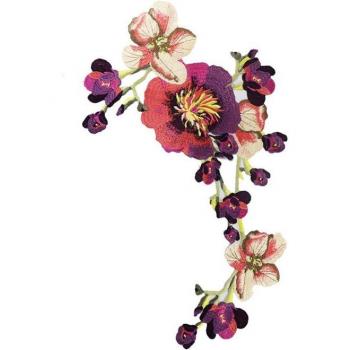 Cheongsam Patch Peony Sewing Applique