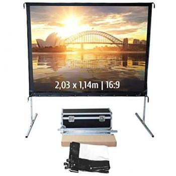 Schermo di Proiezione Kimex 2,03 x 1,14 m Formato 16:9