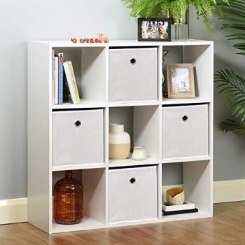 Hartley White 9-Tier Shelving + Easy-Grasp Drawers