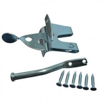 Gate Latch Catch Steel Zinc Plated Screws 2 inch 50mm Pack of 10