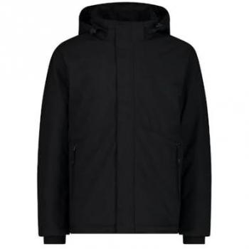 Giacca con cappuccio CMP nera Softshell imbottita