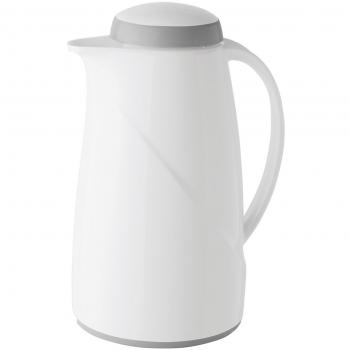 Helios Isolierkanne Wave, 1000ml, 25.1 cm (H), weiß, rund