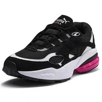 Puma Cell Venom Chunky Black Purple Low Lace Up Trainers