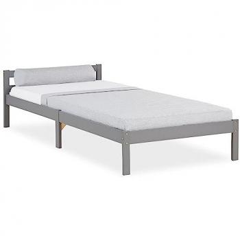 Homestyle4u Kinderbett 90x200 Grau
