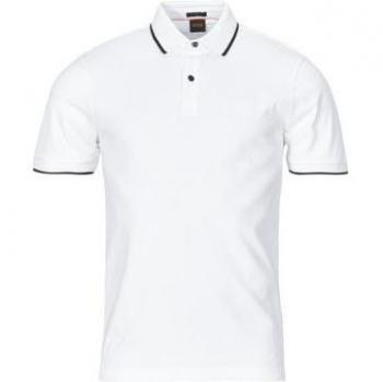 BOSS Poloshirt Passertip mit Logo-Badge