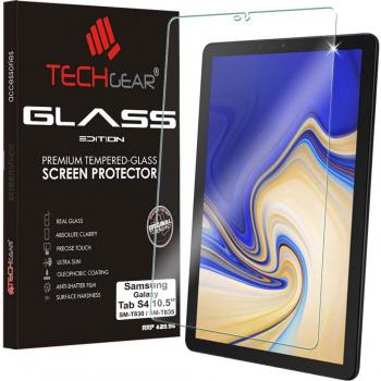 TECHGEAR GLASS Edition Tempered Glass Screen Protector for Samsung Galaxy Tab S4 10.5 Inch