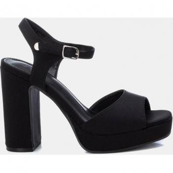 XTI Women's Black High Heel Sandals